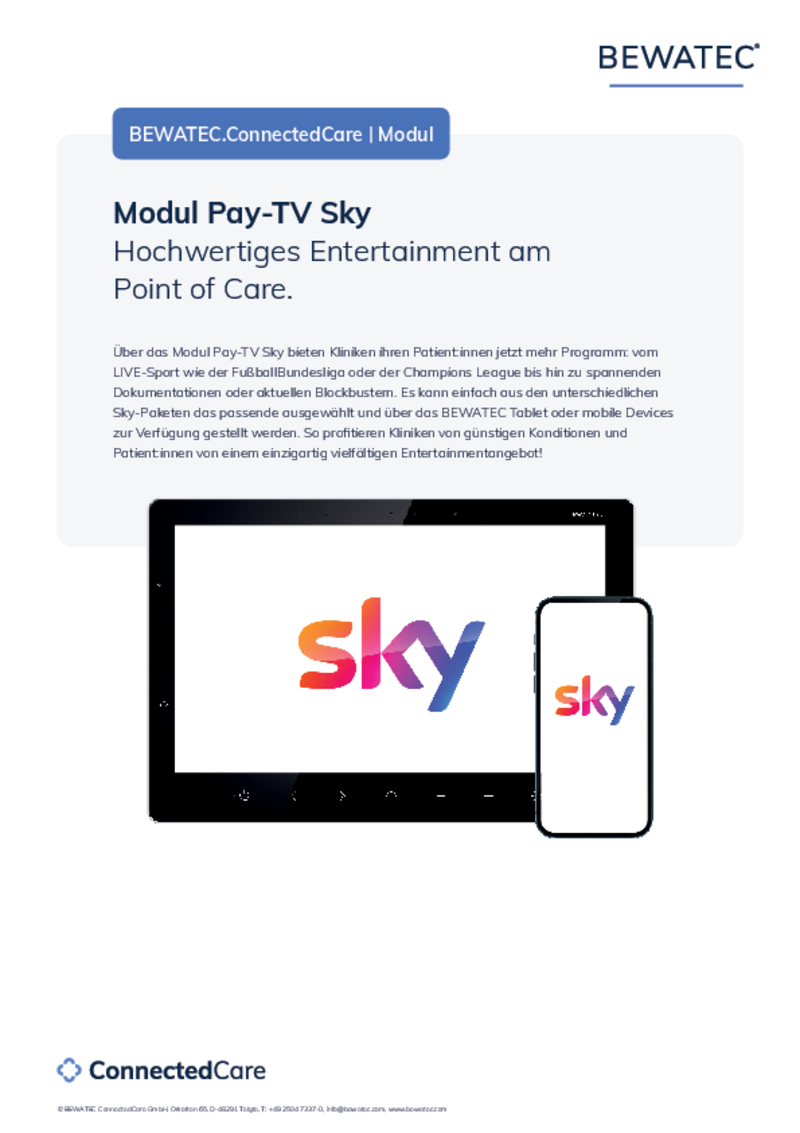 PD BCC Module | Sky & Demenz-TV