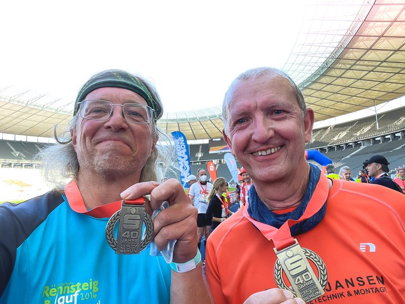 ConnectedCare Mitarbeiter bei Berlin Marathon, Ralf Böhm, Ludger Pölking